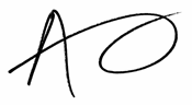 Adam O'Dell signature