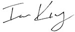 Ian King Signature